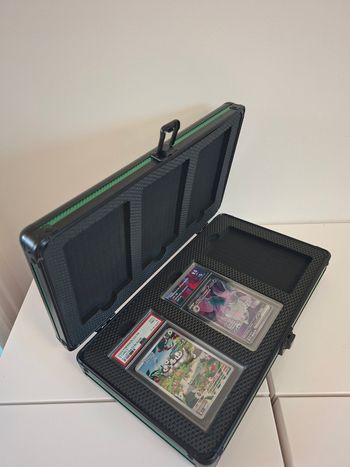 Malette pour cartes gradées Pokémon PSA , COLLECT-AURA de qualité premium en vert