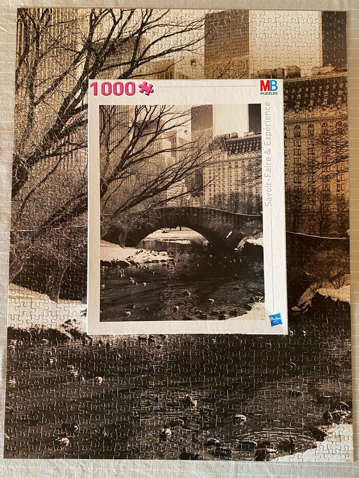 Puzzle 1000 pièces complet