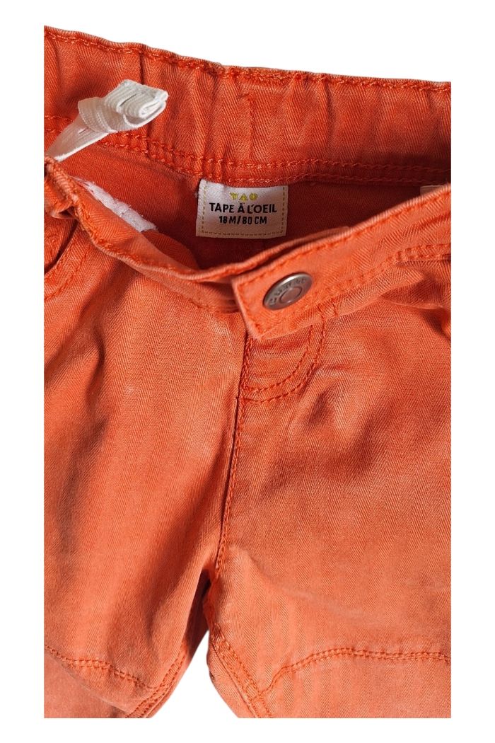 👖 Pantalon Tape à l’Œil – 18 mois 🤎