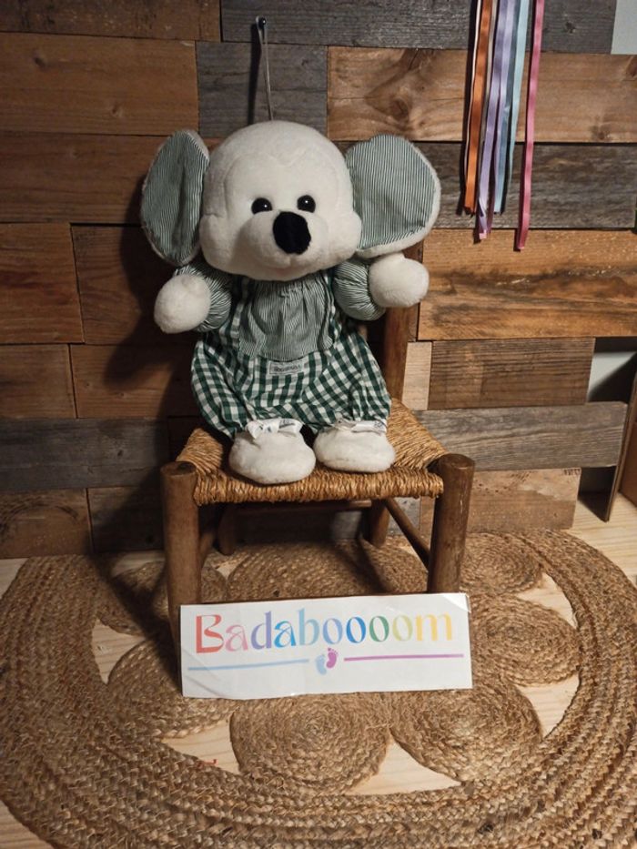 Peluche range pyjama souris tbe Nounours vintage