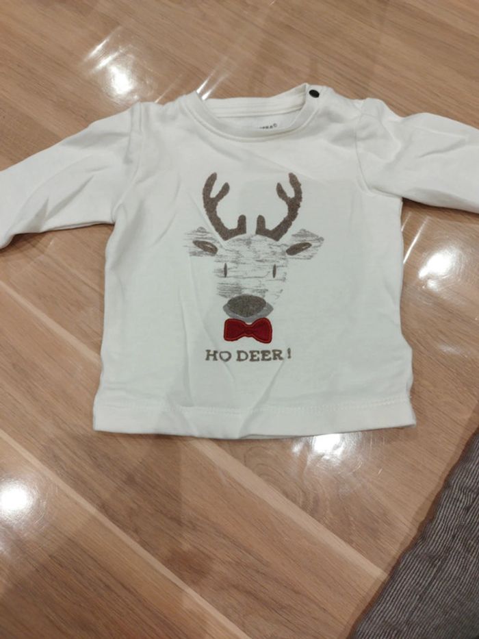 Ensemble t-shirt manches longues et salopette - photo numéro 4