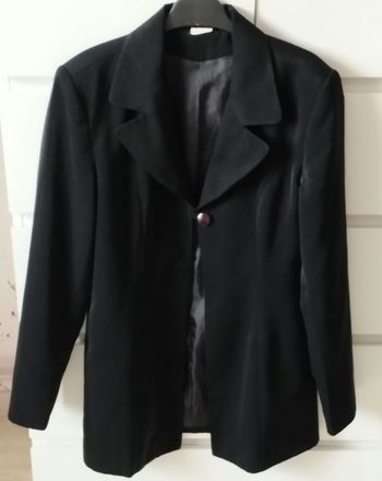 Veste blazer noire cintrée, taille 42
