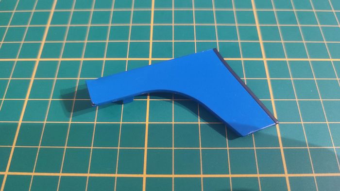 Garniture intérieure arrière gauche 1 68A N°68 Renault R8 Gordini 1/8 Eaglemoss #A67 - photo numéro 2