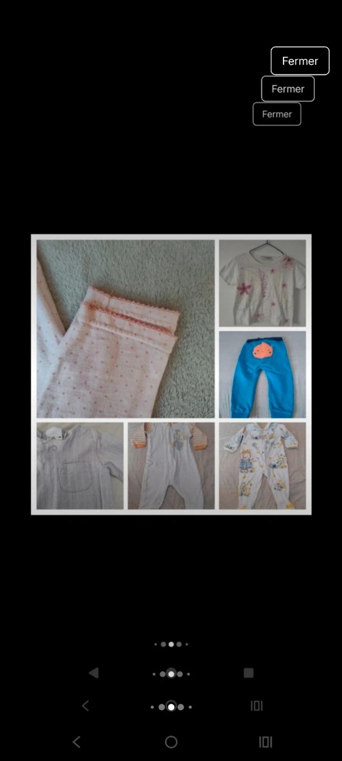 Grand lot de vêtements fille 68-98cm - photo numéro 5