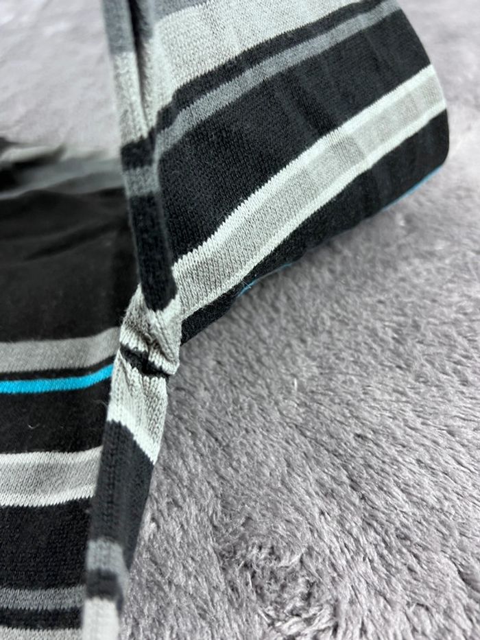 Pull à Rayures Puma Noir et Gris Taille M - photo numéro 12