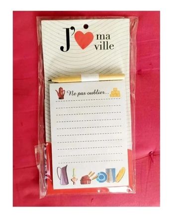 Mémo bloc notes magnétique