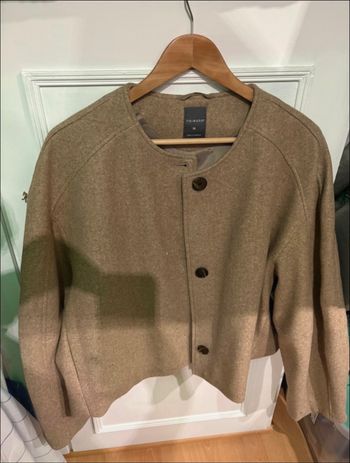 Manteau oversize beige