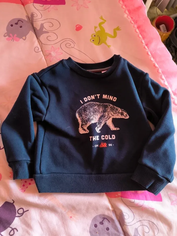 Pull chaud Okaïdi 3 ans ours