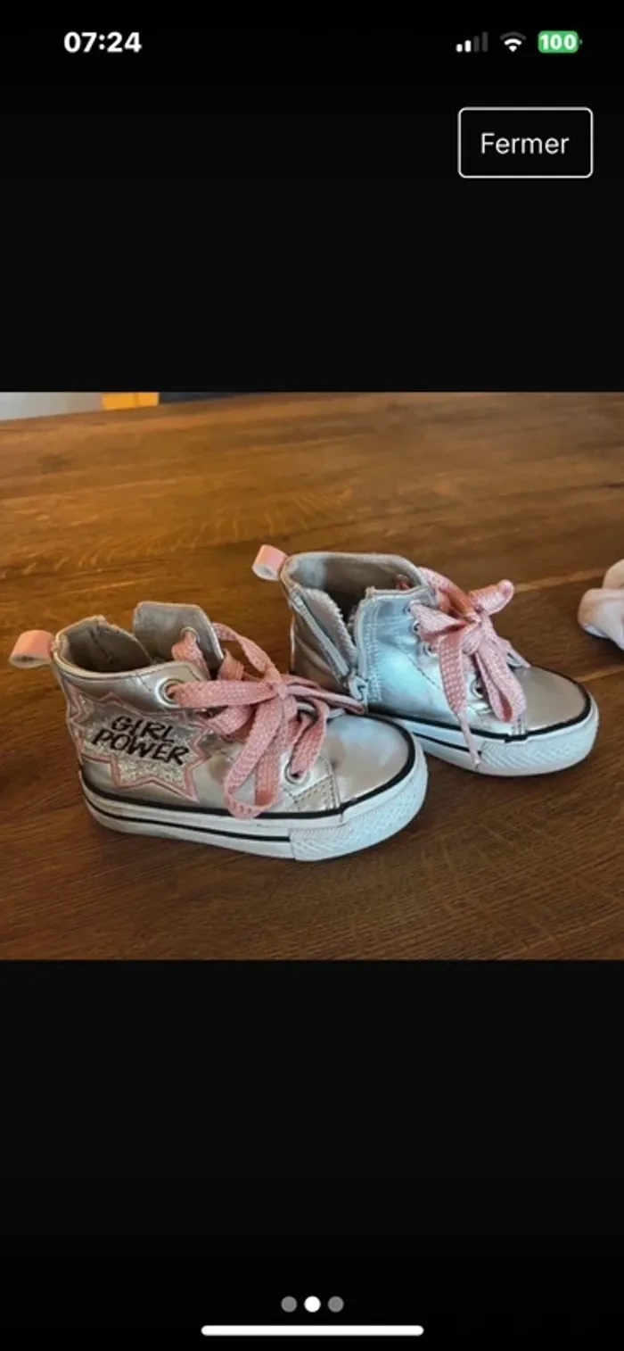 Chaussure bébé fille - photo numéro 2