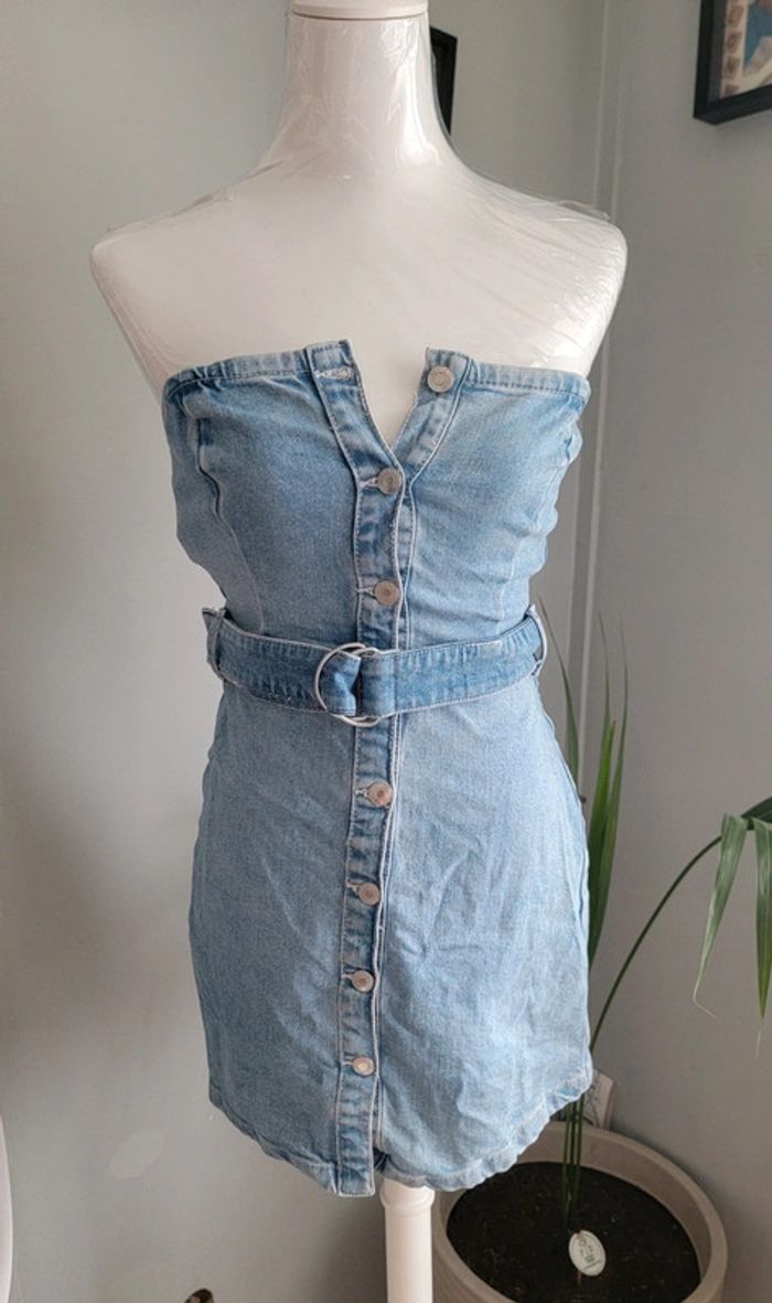 Robe en jeans bershka - photo numéro 2