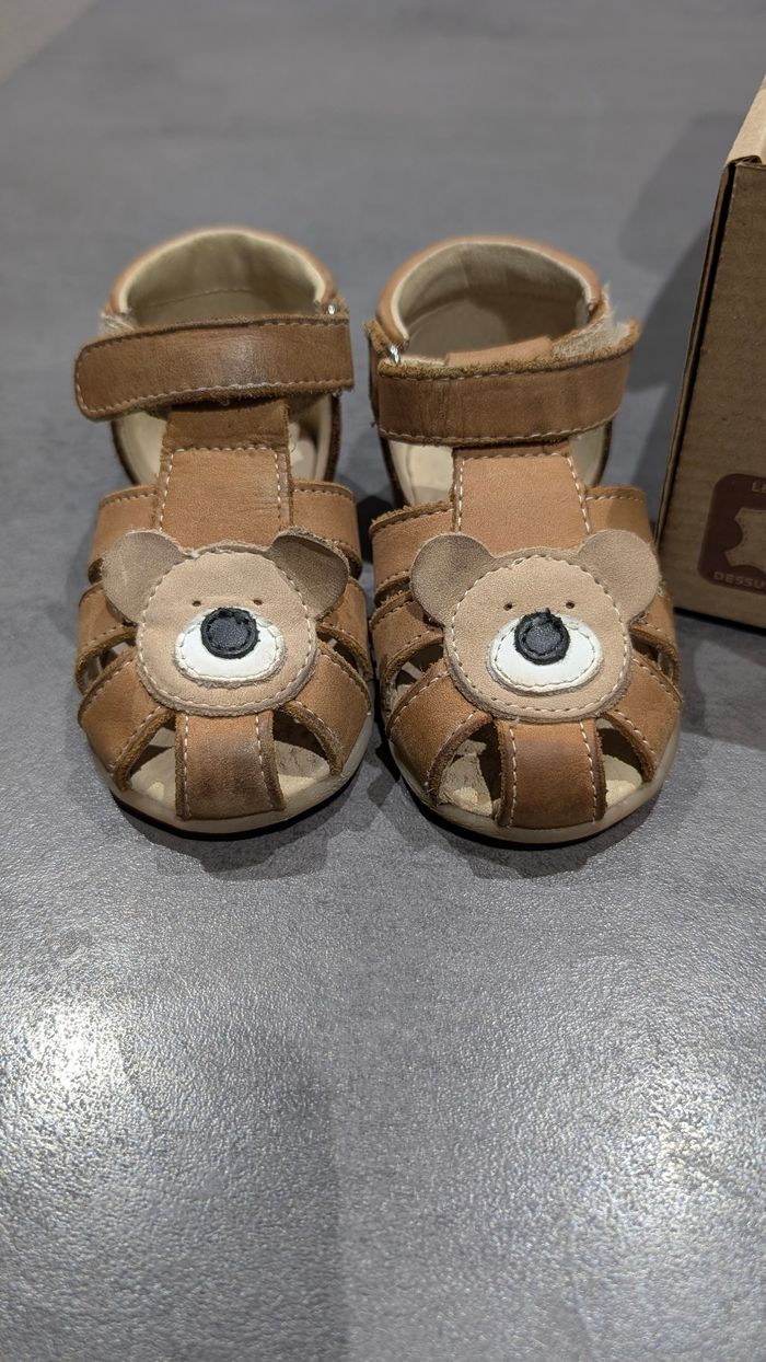 Sandale enfant/bébé cuir - photo numéro 3