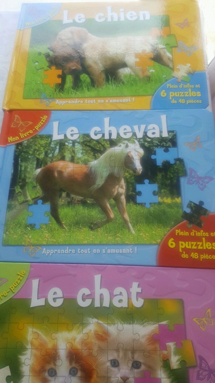 Lot de 4 livres puzzle soit 24 puzzle de 48 pieces - photo numéro 2