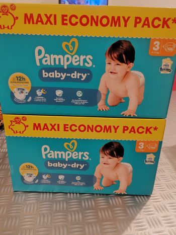 Couche pampers baby dry T3