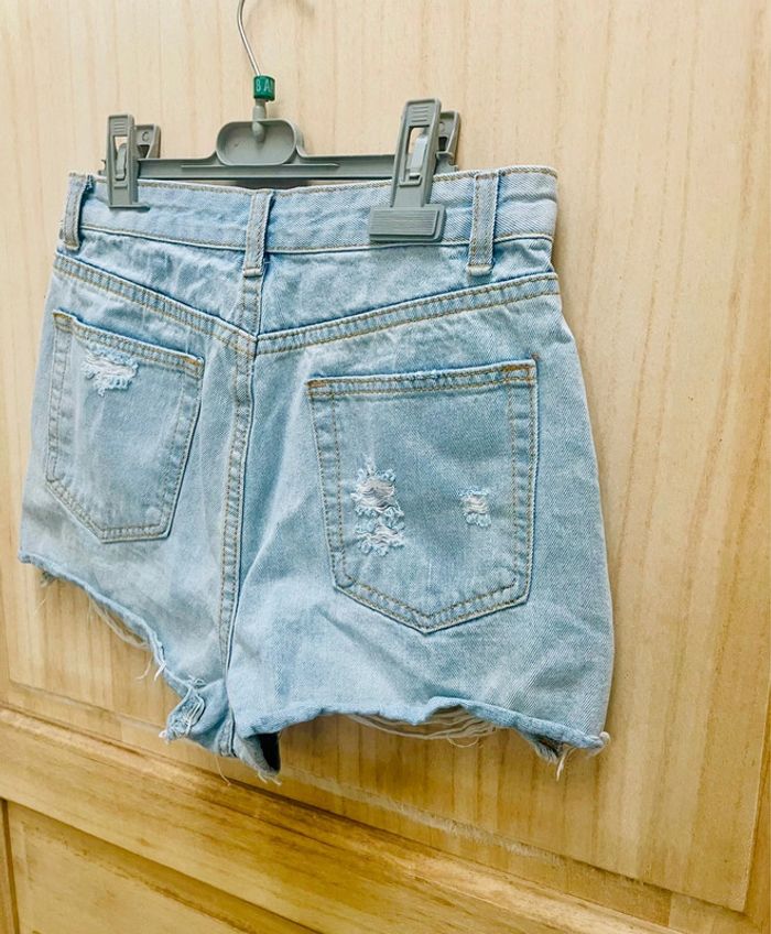 Short en jean déchiré taille haute - Shein - Taille S - photo numéro 5