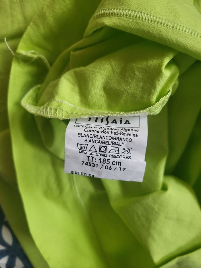 Taie de traversin verte - photo numéro 4