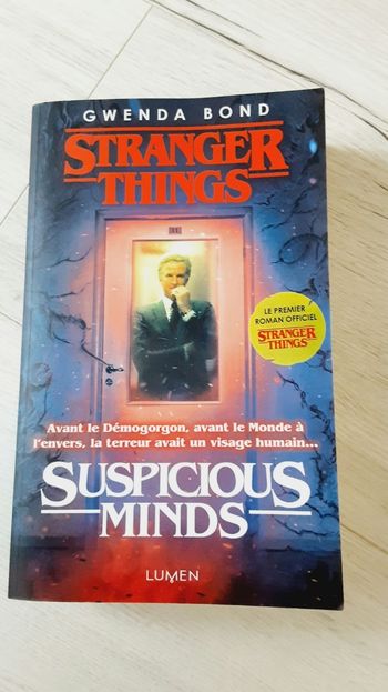 Livre Stranger things, Suspicious minds, Gwenda Bond