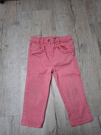 Pantalon fille 18 mois rose