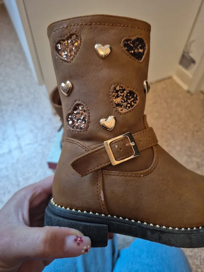 Bottes hautes camel - photo numéro 9