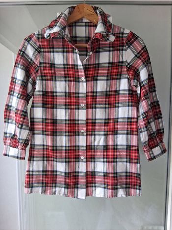 Chemise à carreau rouge