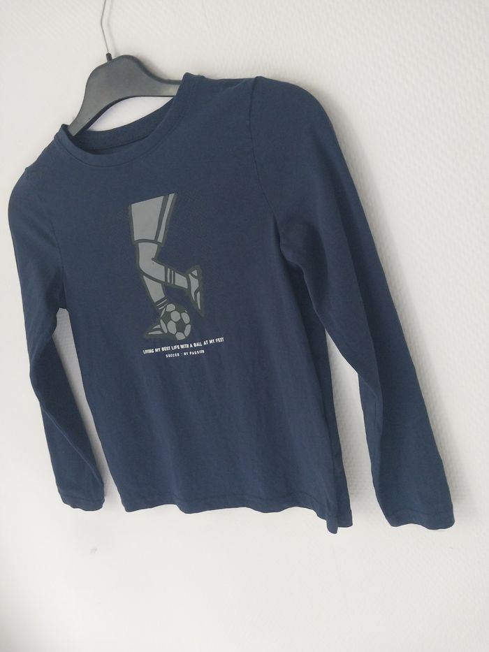 T-shirt garçon manches longues KIABI – 8 ans (128 cm) - photo numéro 2