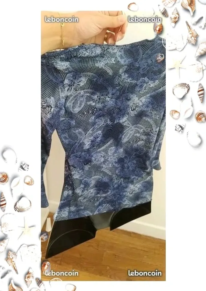 tunique bleu taille unique - photo numéro 4