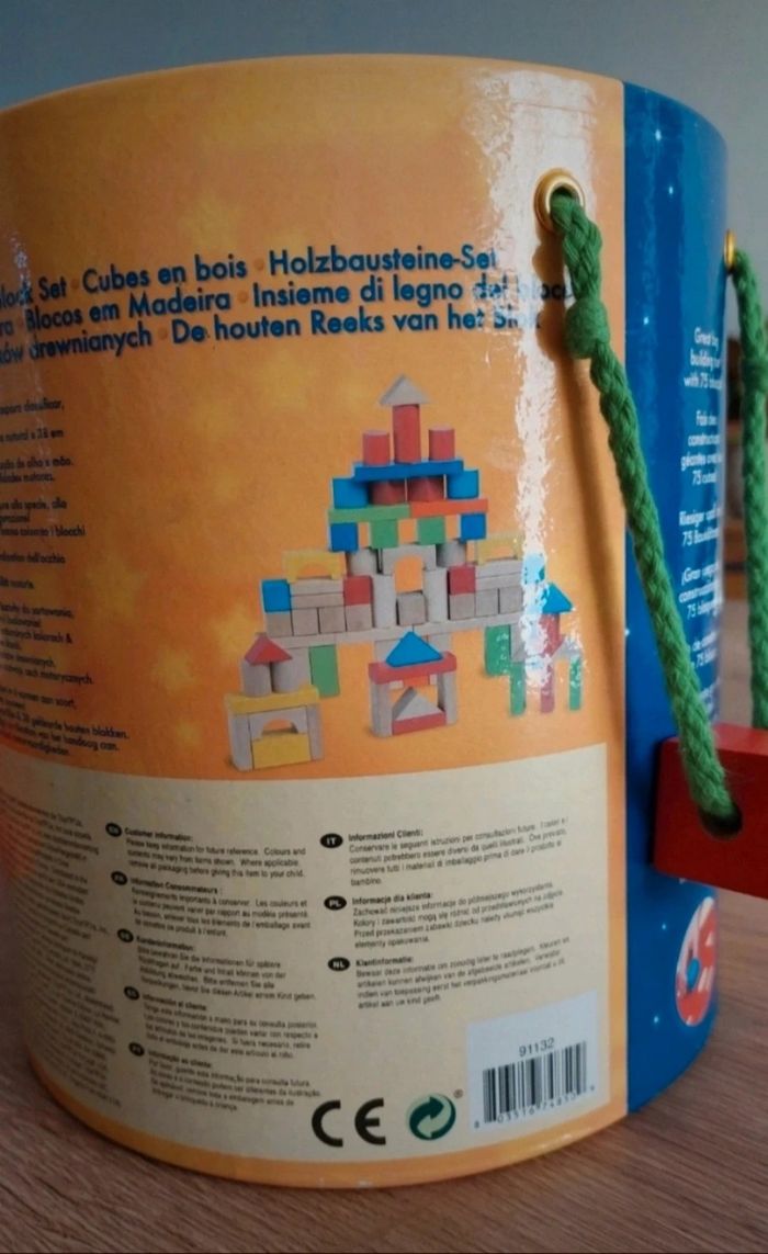 Jeu de construction en bois - photo numéro 4