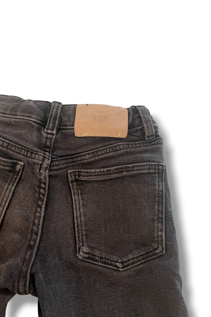 Jeans pantalon évasé / enfant / noir / 7 ans - 122cm / Zara - photo numéro 4