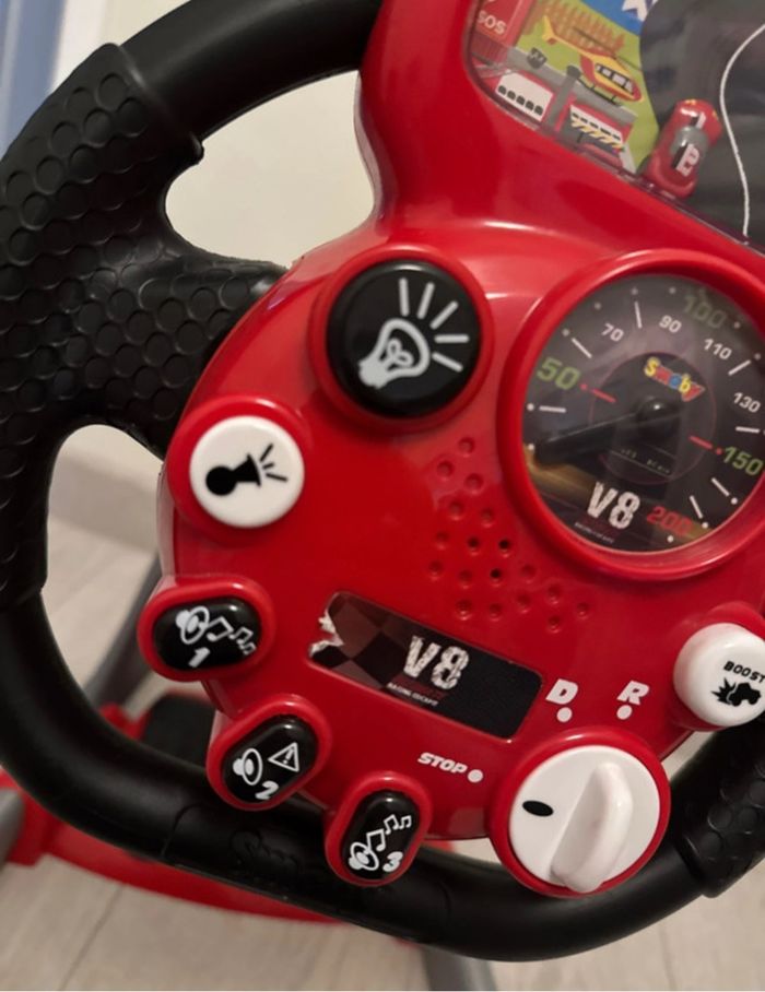 🚗 Voiture simulateur de conduite pilote V8 driver - très bon état - 3 ans - smoby - photo numéro 7
