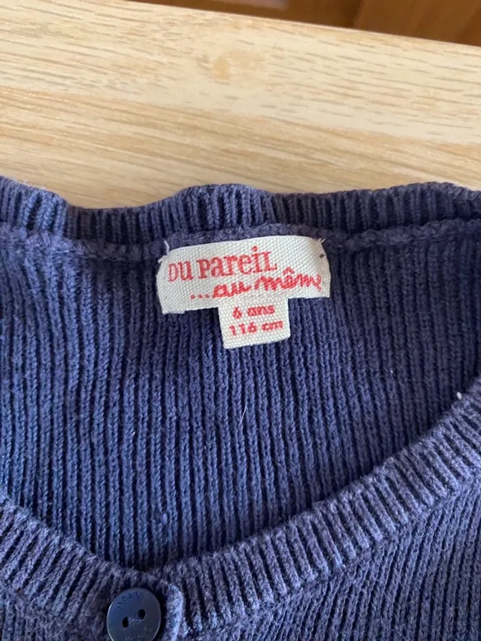 Gilets sergent major dpam 6 ans fille violet rose gris - photo numéro 12