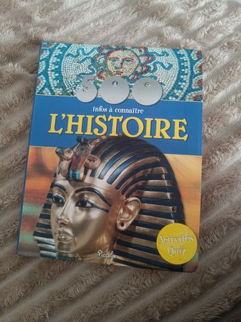 Livre enfant 500 infos à connaître L’Histoire quiz activités