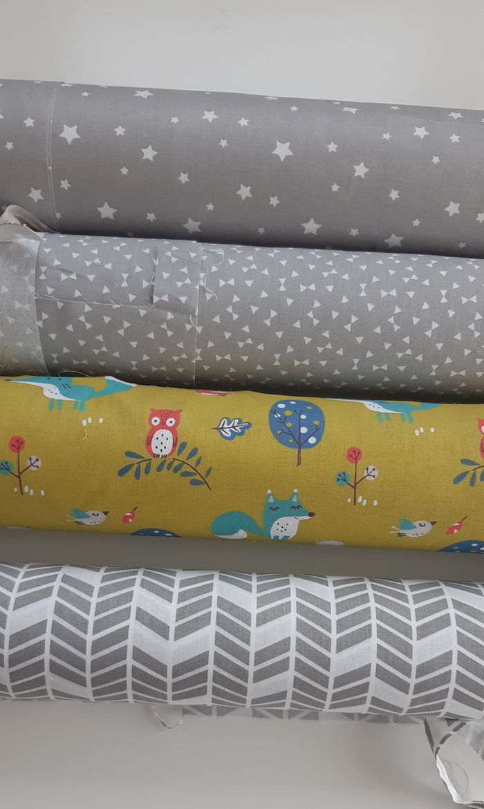 Coupons tissus coton motif Petit Renard – Oekotex- Neuf - photo numéro 3