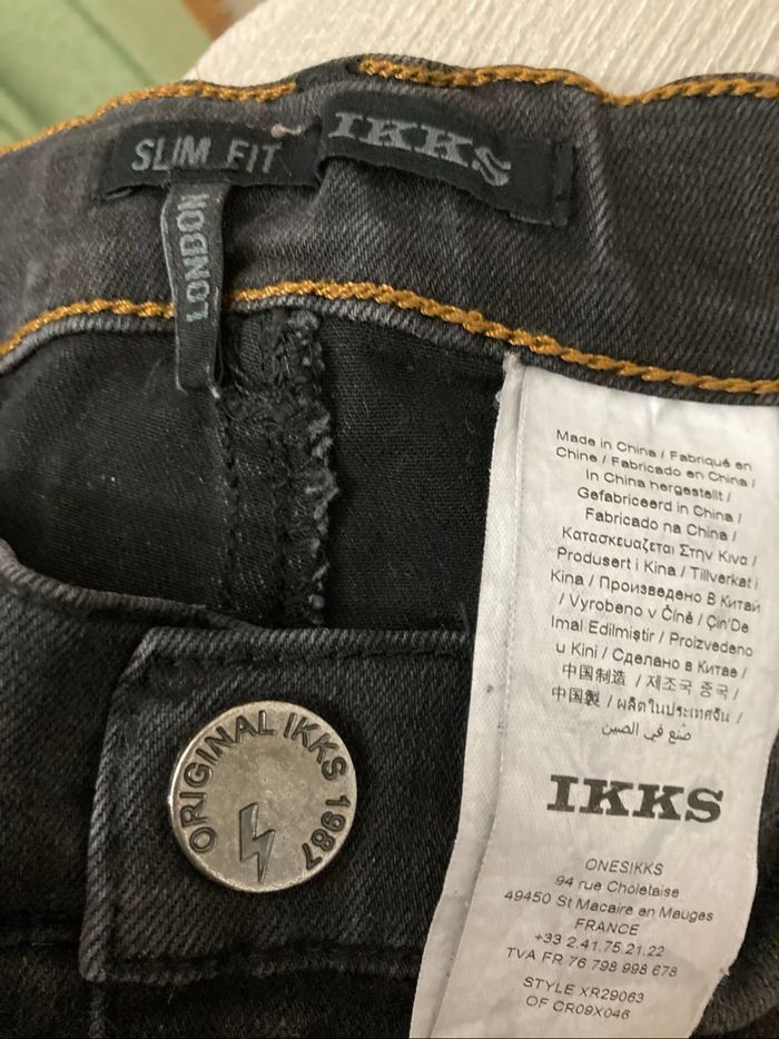 Jean slim,fit IKKS, 10 ans - photo numéro 7