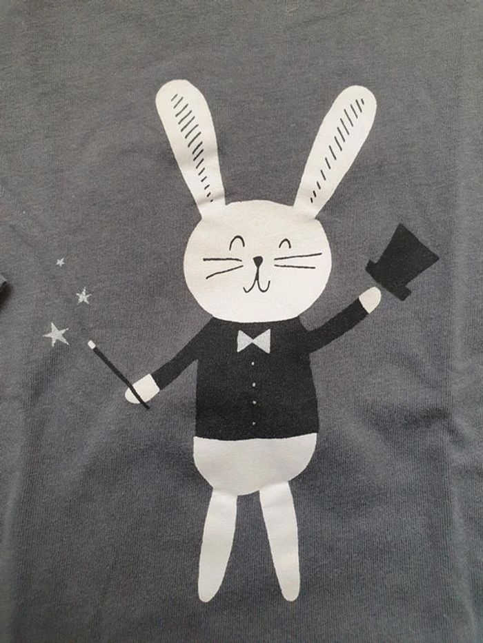 T.shirt manches longues gris Bout'chou 3 ans - photo numéro 2
