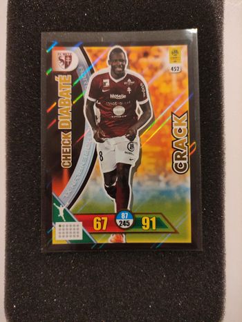 Carte panini Adrenalyn 2017-18 cheick Diabaté crack