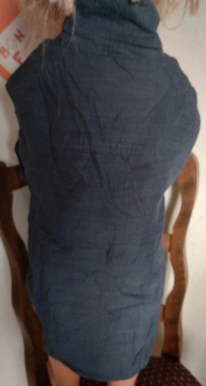 Chemise manches courtes imitation jean - photo numéro 4