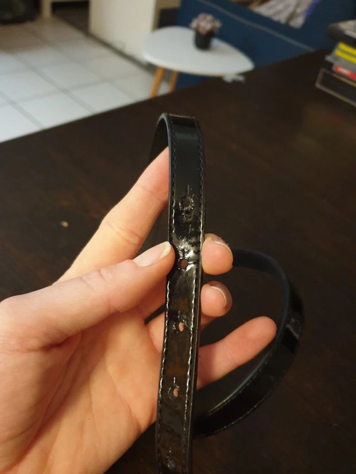 Ceinture vernis noire - photo numéro 2