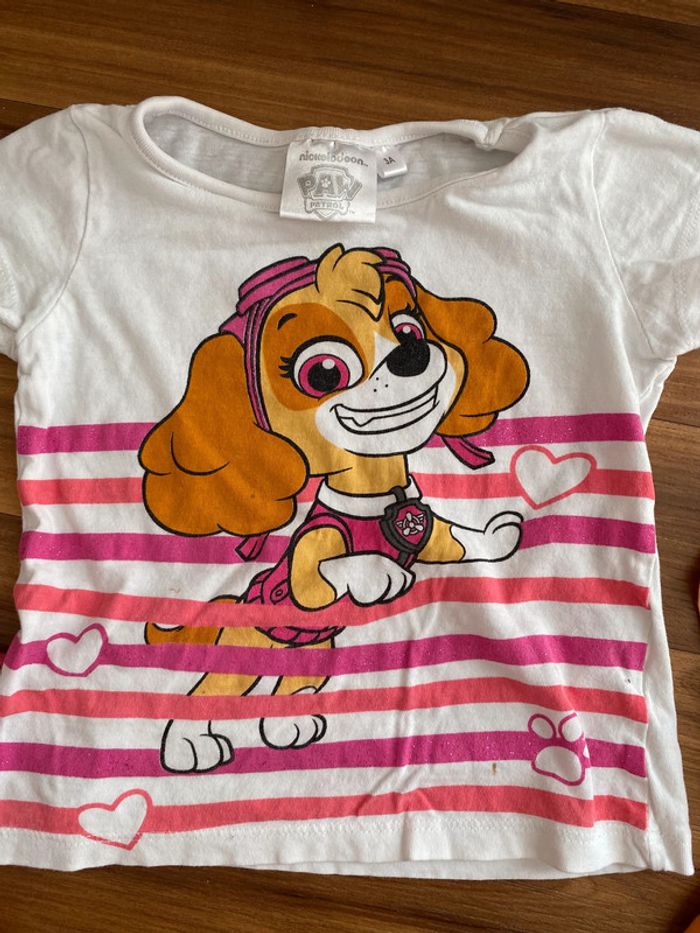 Lot t shirts fille - photo numéro 7