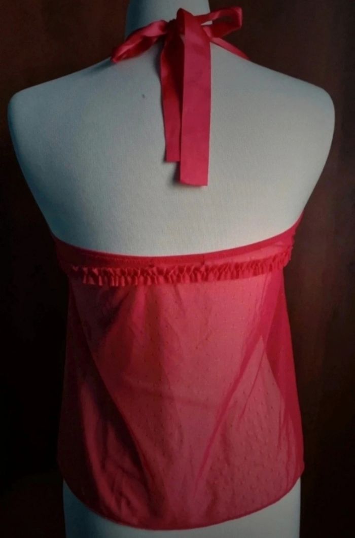 Bustier dentelle rouge taille 40-42 - photo numéro 3
