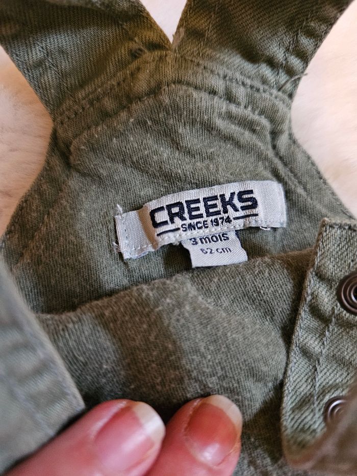 Salopette short kaki creeks 3 mois - photo numéro 3