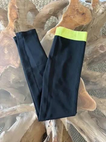 Legging fille 14 ans noir jaune