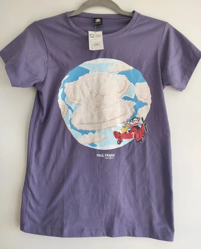 Tee-shirt Paul Frank Julius and Friends violet - Drop les indispensables de l'été - photo numéro 7