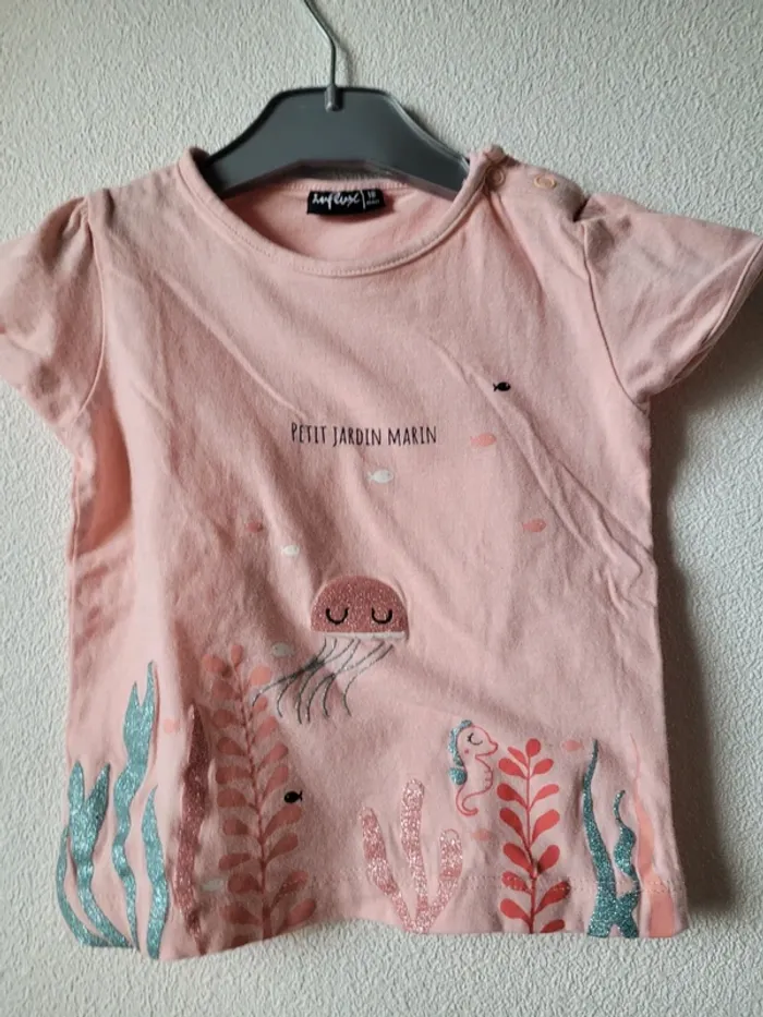 Lot de 3 débardeurs/ t shirt 18 mois - photo numéro 4