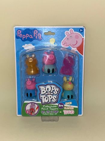 Coffret 5 figurines Peppa PiG Bops N Tops Hasbro neuf