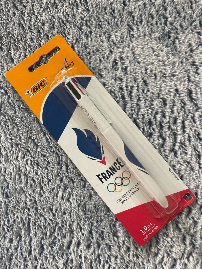 Stylo bic 4 couleurs équipe de France jo Paris 2024