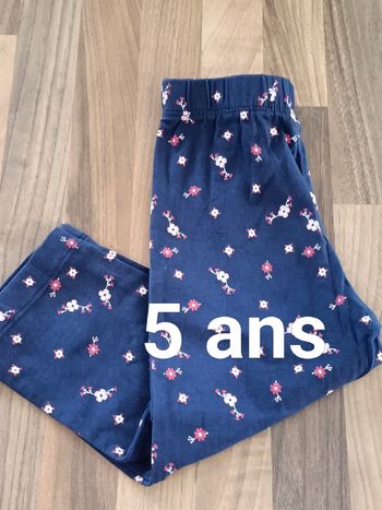 Pantacourt 5 ans fleuri Charlie et Prune