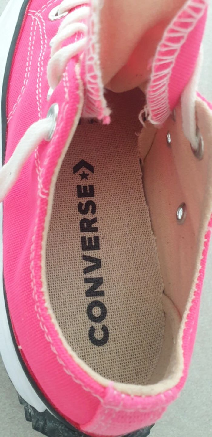 Converses plate-forme fuschia - photo numéro 4