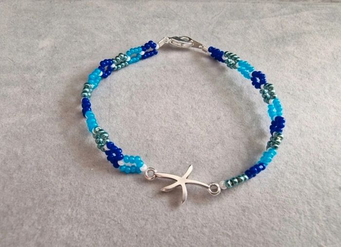 Bracelet thème vacances/été étoile de mer