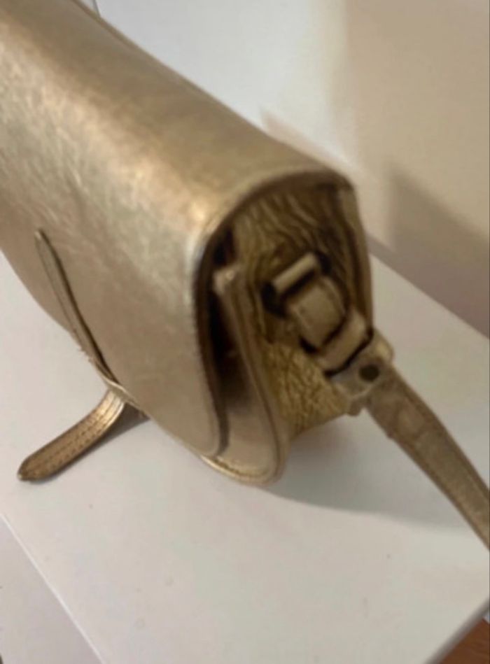 Sac en cuir doré l'Idole Paul Marius - photo numéro 4