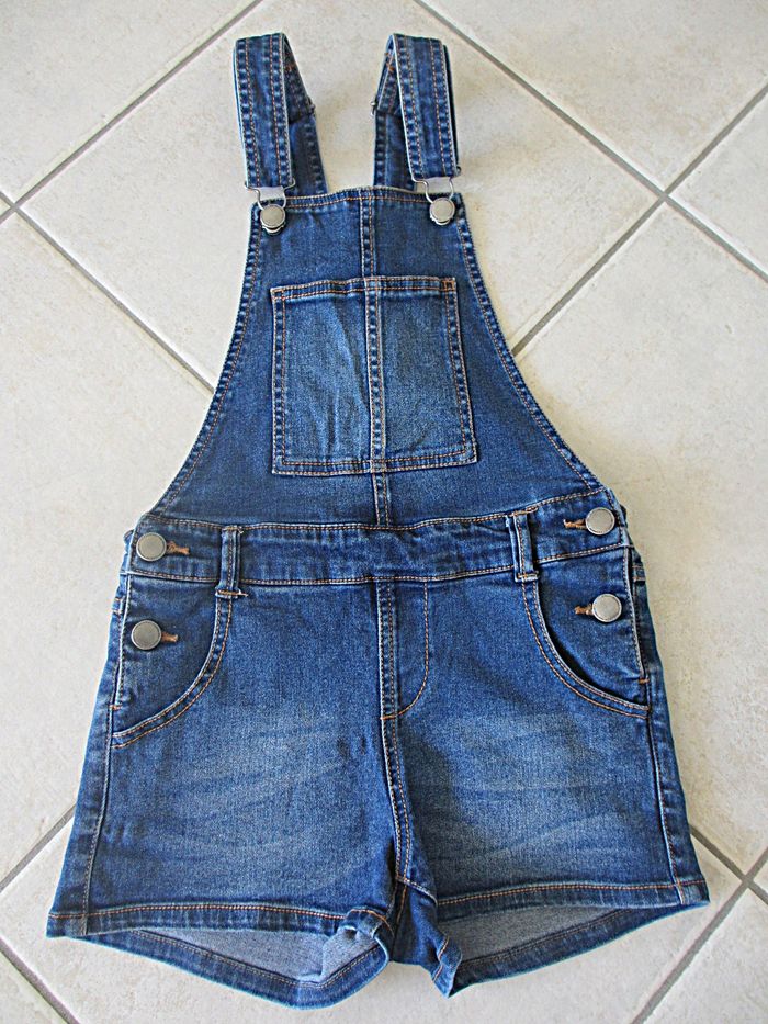 Salopette-short en jean fille Kiabi - 10 ans