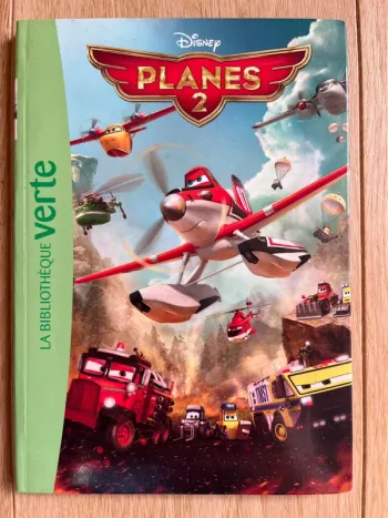 Livre plane 2 - Bibliothèque verte